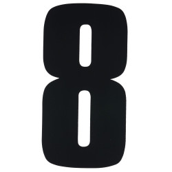 Bike-It Nummer Race Deluxe 6" (10 stuks)