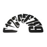 Bike-It Nummer Race Deluxe 8" (10 stuks)