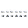 Bike-It Afdekkappen Chroom (12 stuks)