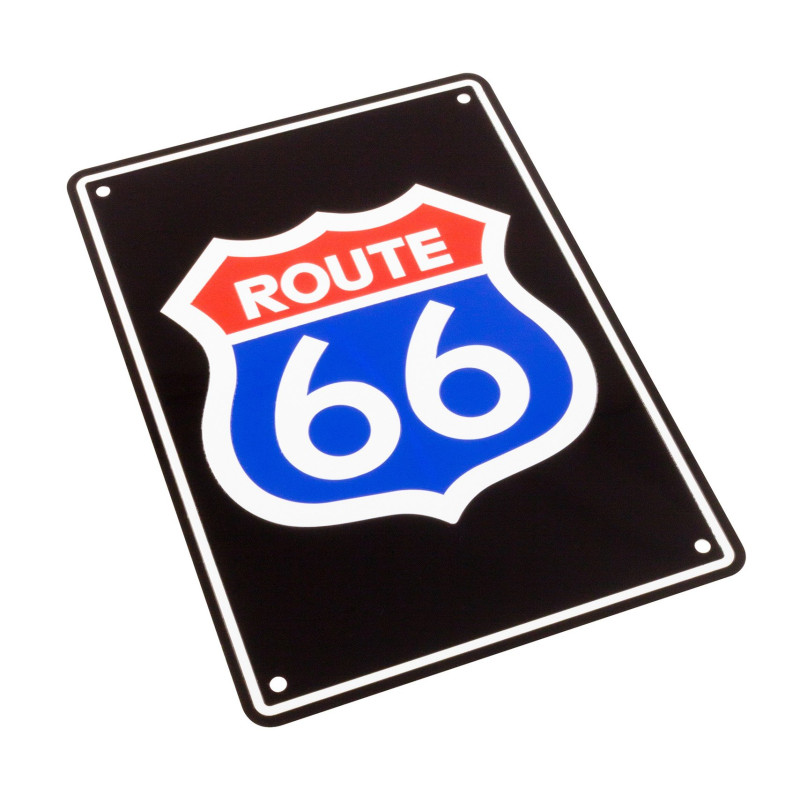Bike-It Parking SIgn Route66 | Zwart/Rood/Blauw