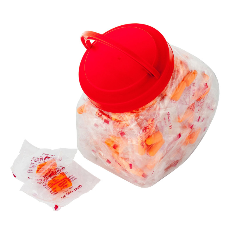Bike-It Oordoppen Foam (100 sets) | Oranje
