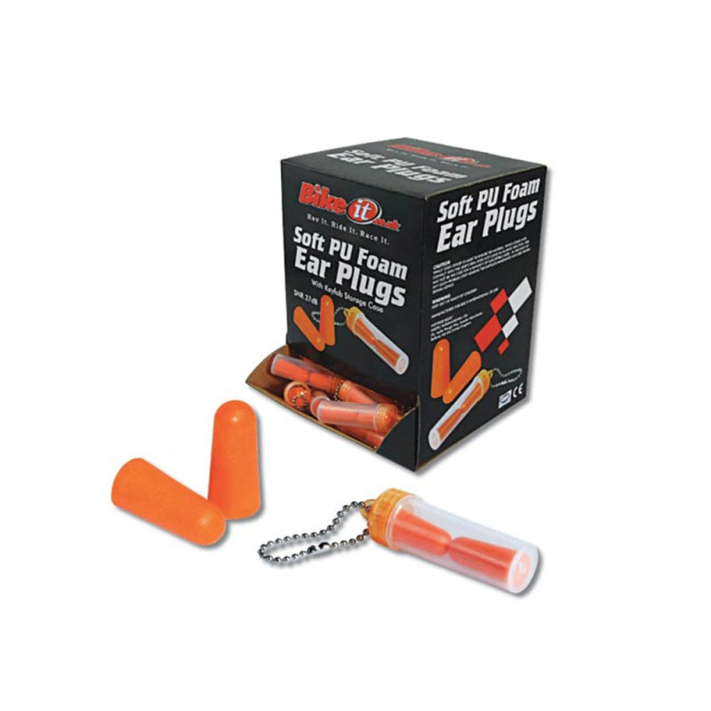 Bike-It Oordoppen Foam (120 sets) | Oranje