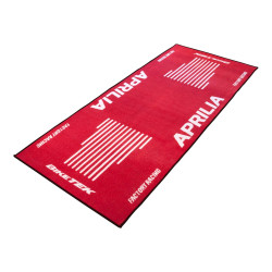 Biketek Garagemat Aprilia 190x80cm Series 3 | Rood | Aprilia Caponord/Dorsoduro/Pegaso/RS/RSV/SL/Shiver/Tuono