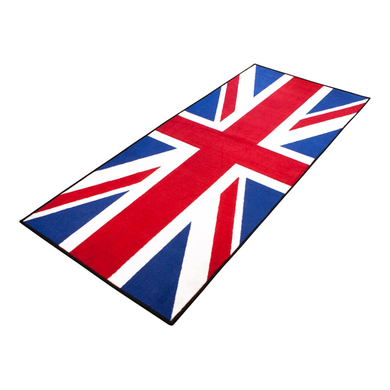 Biketek Garagemat UK Flag 190x80cm Series 3 | Rood/Blauw/Wit