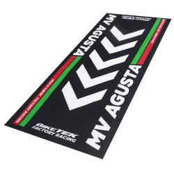 Biketek Garagemat MV Agusta 190x80cm Series 4 | Zwart/Rood/Groen/Wit | MV Agusta 675/800/1000