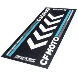 Biketek Garagemat CF Moto 190x80cm Series 4 | Zwart/Grijs/Blauw