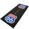Biketek Garagemat Route66 250x100cm | Zwart/Rood/Blauw