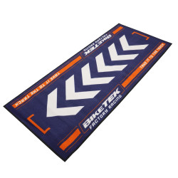 Biketek Garagemat Oranje 190x80cm Series 7 | Blauw/Oranje