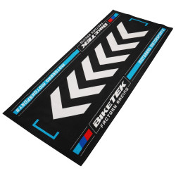 Biketek Garagemat Motorrad 190x80cm Series 7 | Zwart/Rood/Blauw/Wit