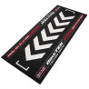 Biketek Garagemat British 190x80cm Series 7 | Zwart/Rood/Wit