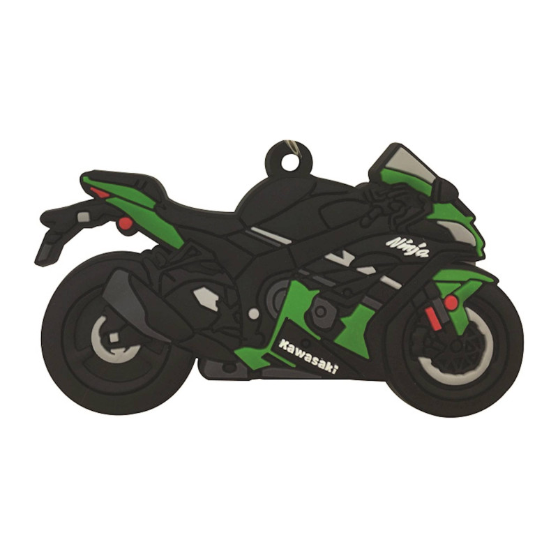 Bike-It Sleutelhanger Kawasaki ZX10R | Rubber