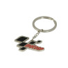 MotoGP Sleutelhanger Logo Metal | Zwart/Rood/zilver