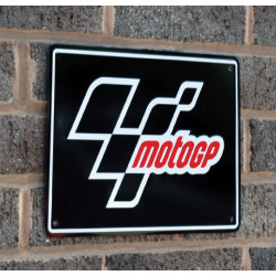 MotoGP Parking Sign | Zwart/Rood/Wit