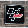 MotoGP Parking Sign | Zwart/Rood/Wit