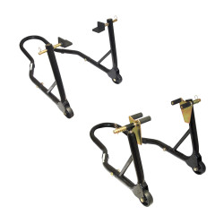 MotoGP Paddockstand Round Voor/Achterzijde | Zwart
