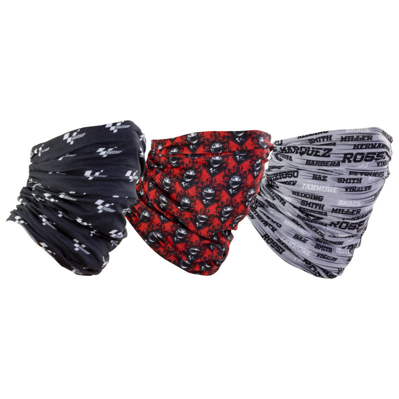 MotoGP Motorkol Triple Pack | Zwart/Rood/Wit