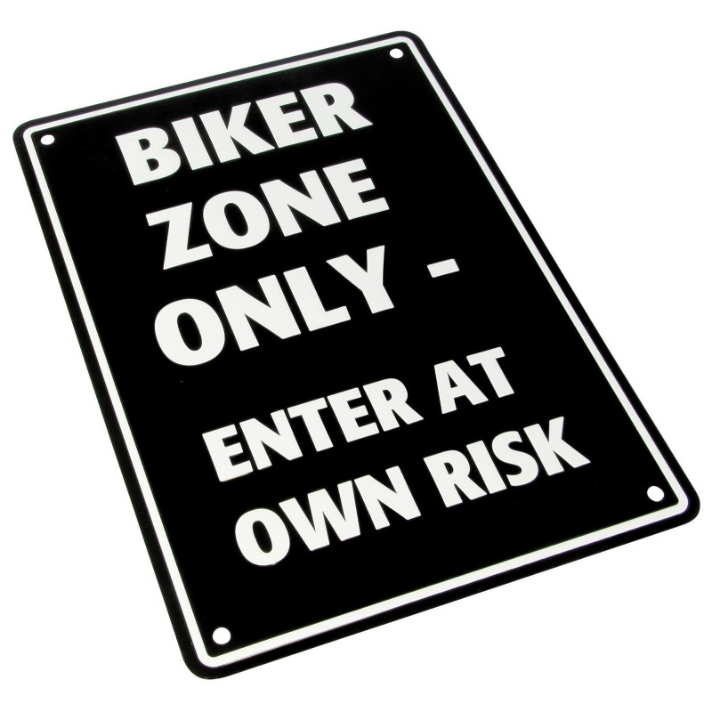 Bike-It Parking SIgn Bike Zone Only | Zwart
