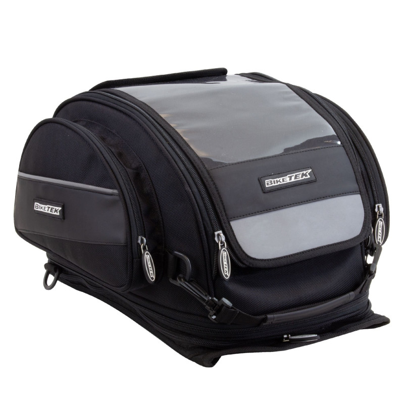 Biketek Tanktas + Rugtas (afneembaar) 30 liter | Zwart