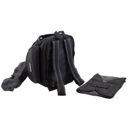 Biketek Tanktas + Rugtas (afneembaar) 30 liter | Zwart