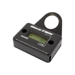 Biketek Urenteller Motorblok | Zwart
