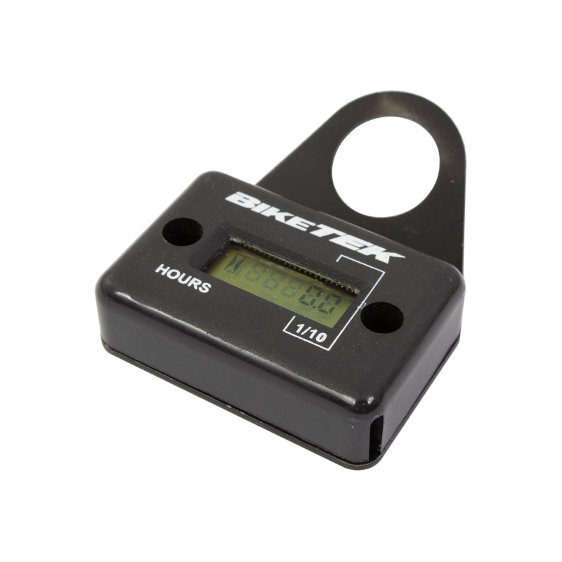 Biketek Urenteller Motorblok | Zwart