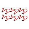Biketek Paddockstand Series 3 Voorzijde 6 stuks | Rood