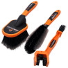 Tru-Tension Borstels Schoonmaken | Zwart/Oranje