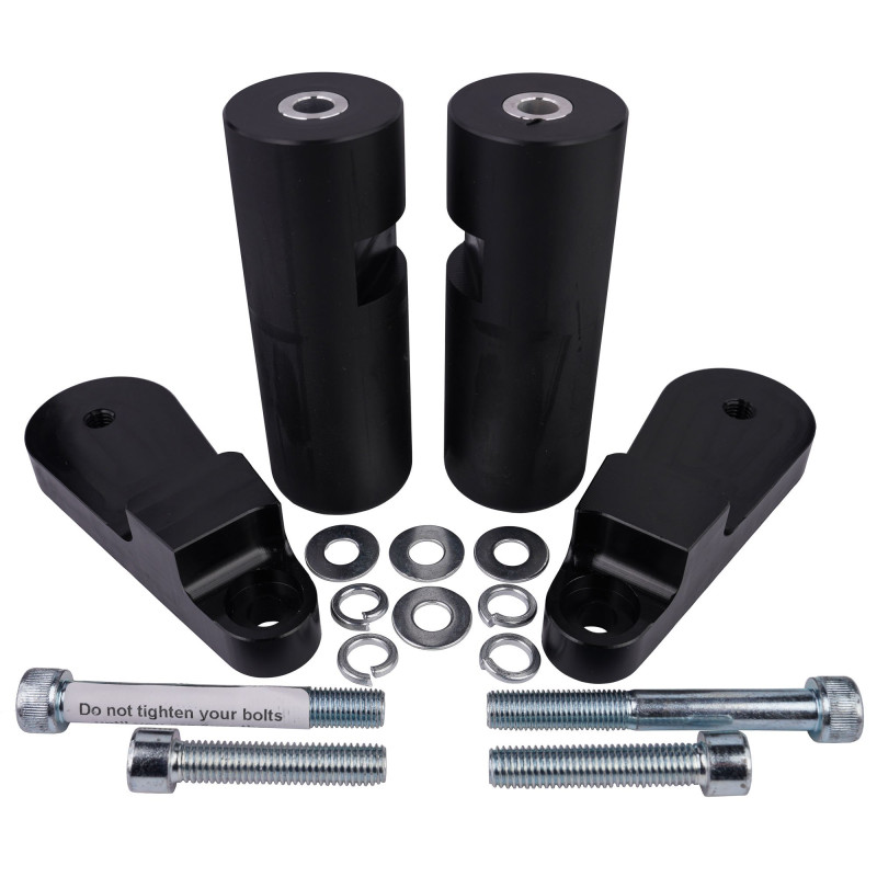 Biketek Crash Pads STP Kit | Zwart