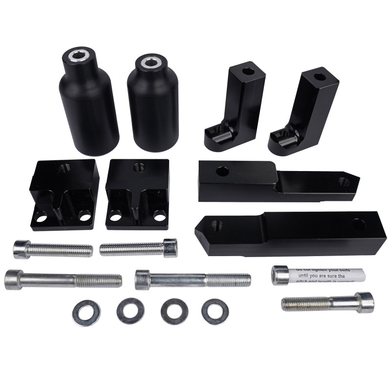 Biketek Crash Pads STP Kit | Zwart | Kawasaki Ninja 300