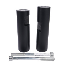 Biketek Crash Pads STP Kit | Zwart | Kawasaki ZZR1400