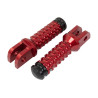 Biketek Voetsteunen + Slider Voorzijde HD11F | Rood | Honda CB/CBR/VTR