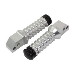 Biketek Voetsteunen + Slider Passagier HD11R | Zilver | Honda CB/CBR/VTR