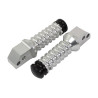 Biketek Voetsteunen + Slider Passagier HD11R | Zilver | Honda CB/CBR/VTR
