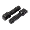 Biketek Voetsteunen + Slider Passagier YA12R | Zwart | Yamaha FZ/YZF