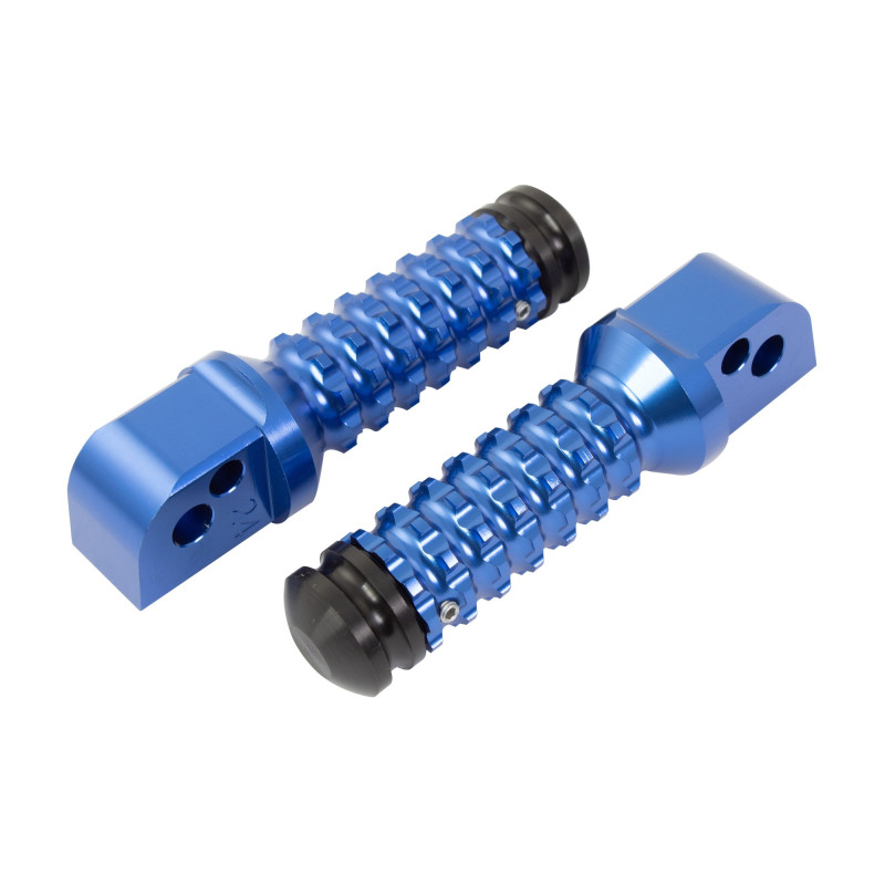 Biketek Voetsteunen + Slider Passagier YA12R | Blauw | Yamaha FZ/YZF