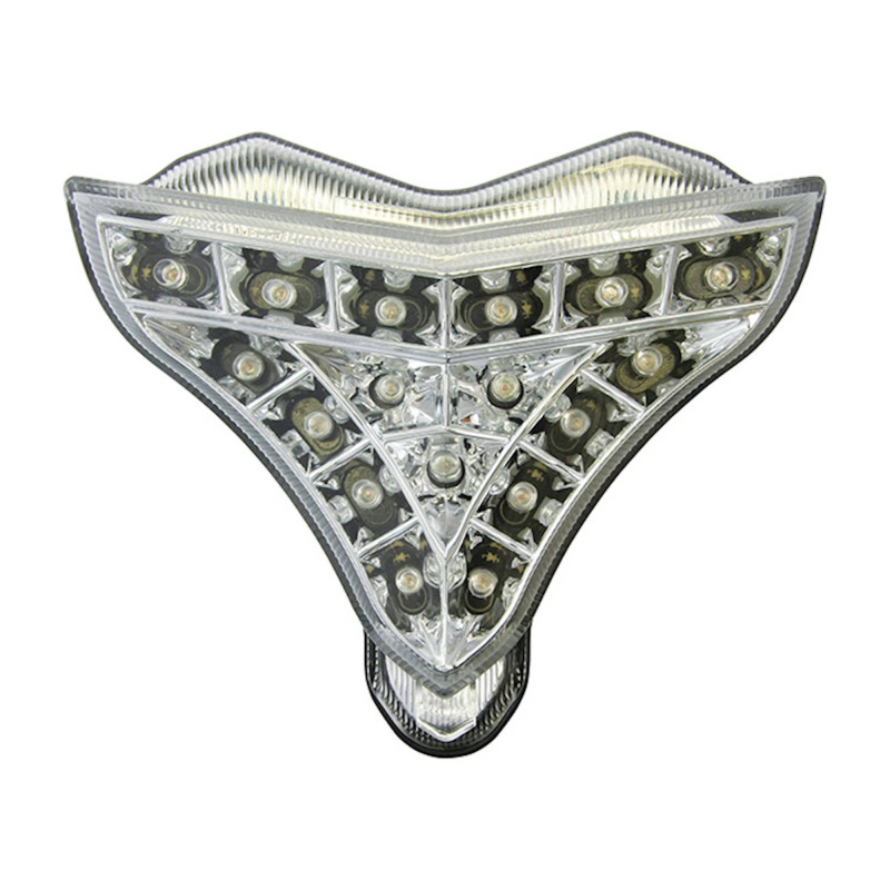 Bike-It Achterlicht + Knipperlichten LED Y090 | Clear | Yamaha YZF R1