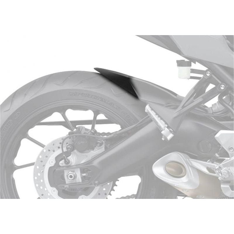 Bodystyle Hugger Achterzijde | Mat zwart | Yamaha Tracer 900