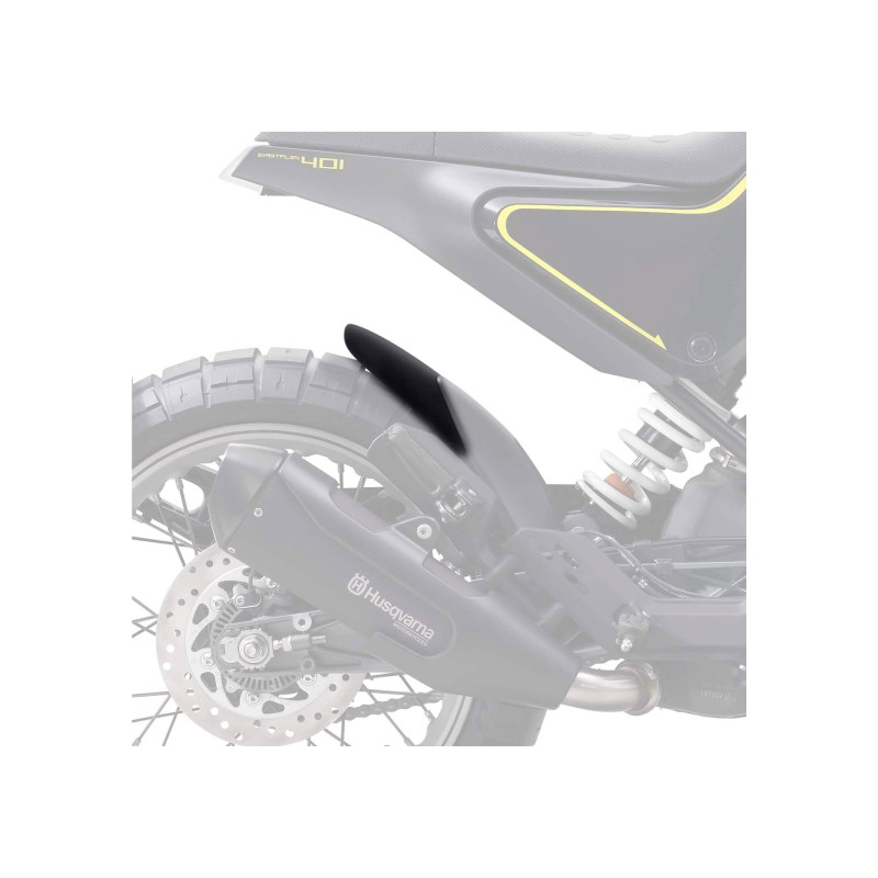 Bodystyle Hugger Achterzijde | Mat zwart | Husqvarna 125/401 Svartpilen & 401 Vitpilen & Vitpilen 401