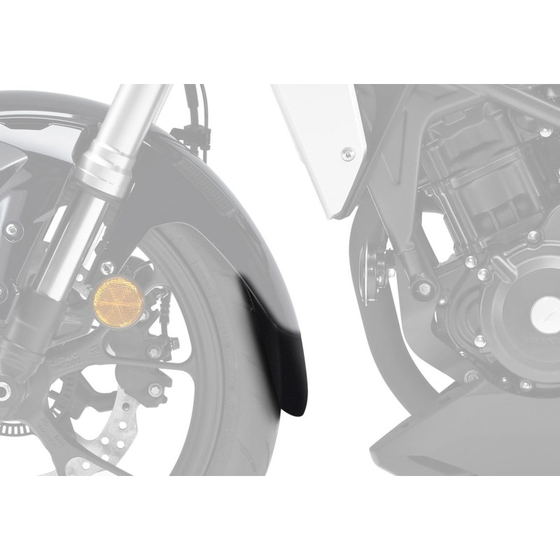 Bodystyle Spatbordverlenger Voorzijde | Mat zwart | Honda CB125R/CB300R