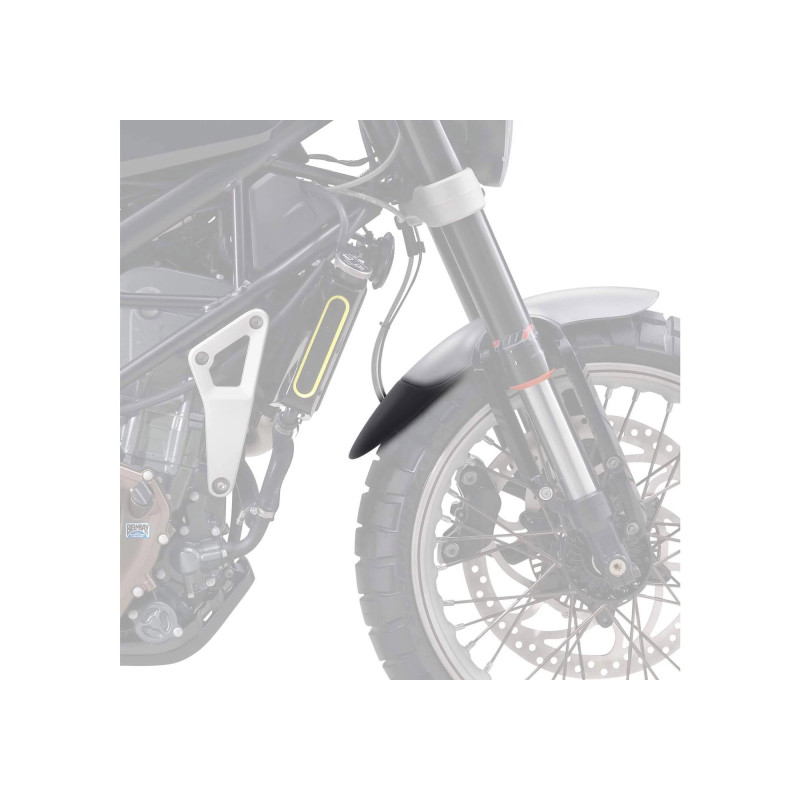 Bodystyle Spatbordverlenger Voorzijde | Mat zwart | Husqvarna 125 Vitpilen & 125/401 Svartpilen & Vitpilen 401