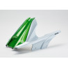 Bodystyle Hugger Achterzijde | Wit/Groen | Kawasaki Z1000
