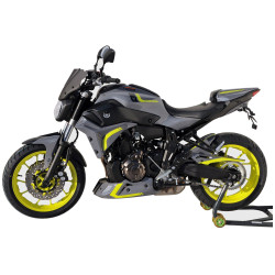 Bodystyle Hugger Achterzijde | Grijs/Geel | Yamaha MT-07