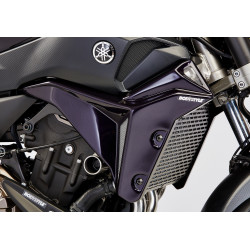 Bodystyle Radiator Zij Cover | Grijs/Geel | Yamaha MT-07