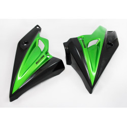 Bodystyle Belly Pan | Zwart/Groen | Kawasaki Z900