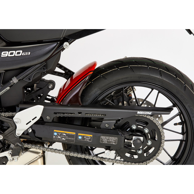 Bodystyle Hugger Achterzijde + Kettingbeschermer (alu) | Zwart | Kawasaki Z900RS