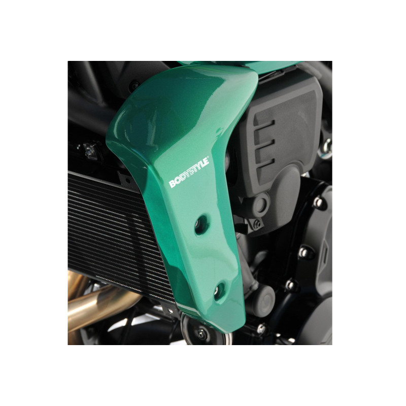 Bodystyle Radiator Zij Cover | Grijs/Zwart/Groen | Kawasaki Z650RS