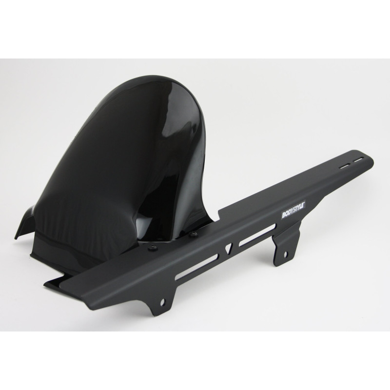 Bodystyle Hugger Achterzijde + Kettingbeschermer (alu) | Zwart | Kawasaki Z900RS