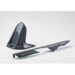 Bodystyle Hugger Achterzijde | Grijs/Geel | Yamaha MT125