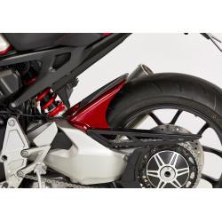 Bodystyle Hugger Achterzijde + Kettingbeschermer (alu) | Zilver/Zwart | Honda CB1000R