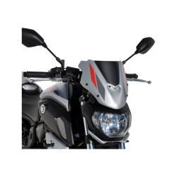 Bodystyle Koplamp Cover | Grijs/Geel | Yamaha MT-07